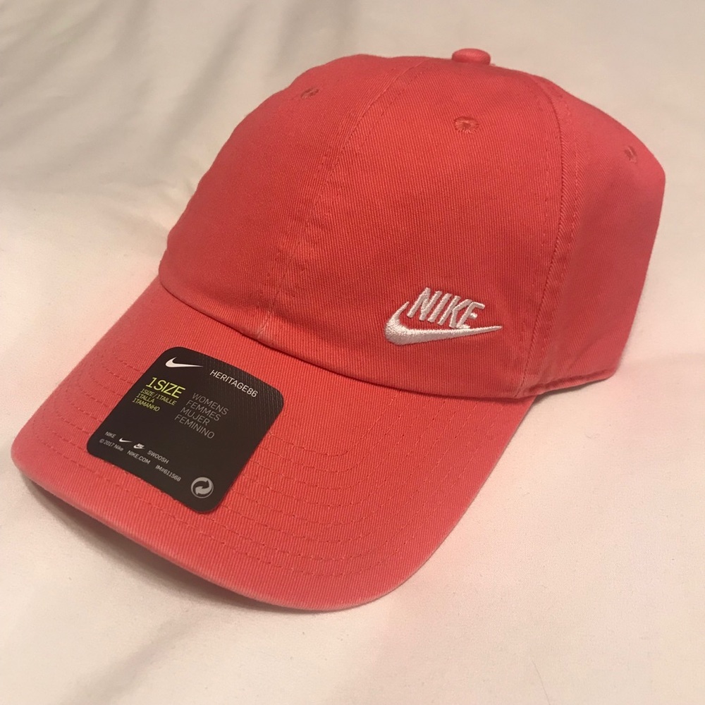 Nike Baseball Hat - Coral Color - never worn